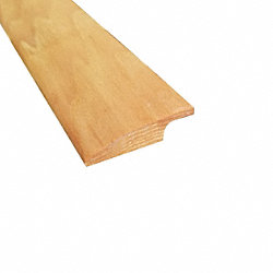 Prefinished Natural Hickory Hardwood 3/8 in thick x 2.25 in wide x 78 in Length Overlap Reducer